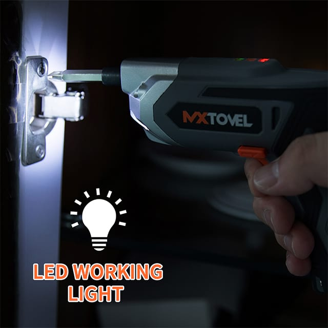 Набор электрических отверток, аккумуляторная отвертка со светодиодной подсветкой, 3,6 В