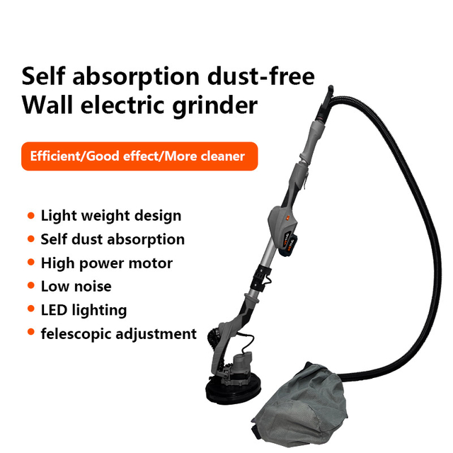 20 В бесщеточная шлифовальная машина для гипсокартона с ручкой Профессиональная бесщеточная шлифовальная машина для гипсокартона